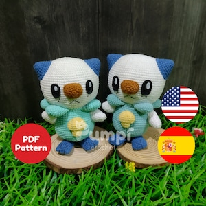 ENG/ESP Oshawott Pattern Amigurumi PDF