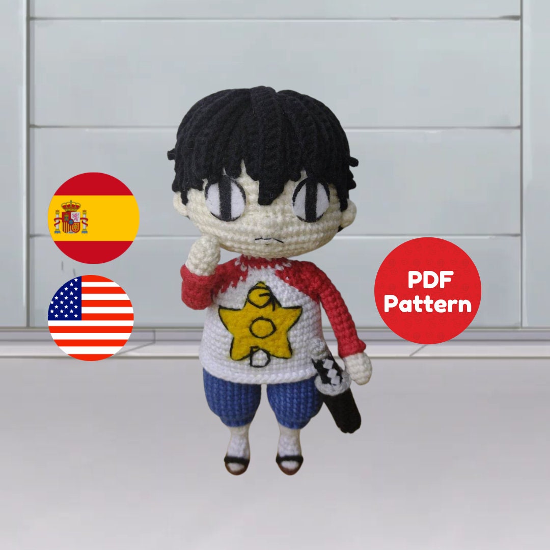ENG/ESP コタロー柄あみぐるみ PDF - Etsy 日本