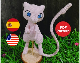ENG/ESP Mew Pattern Amigurumi PDF