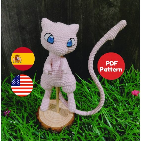 Eng/esp Mew Pattern Amigurumi