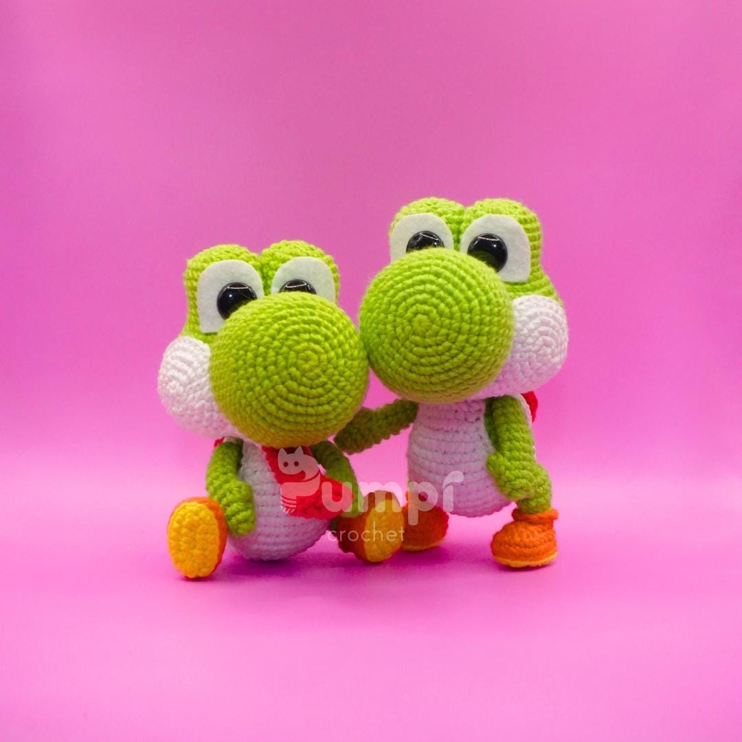 ENG Yoshi Pattern Amigurumi PDF - Etsy