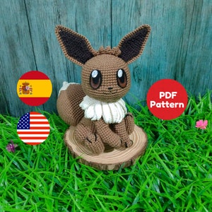 ESP/ ENG Eevee Pattern Amigurumi PDF