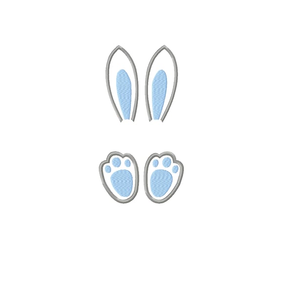 Boy Easter Bunny Embroidery Design,Machine Embroidery Design,6 Size, Instant Download