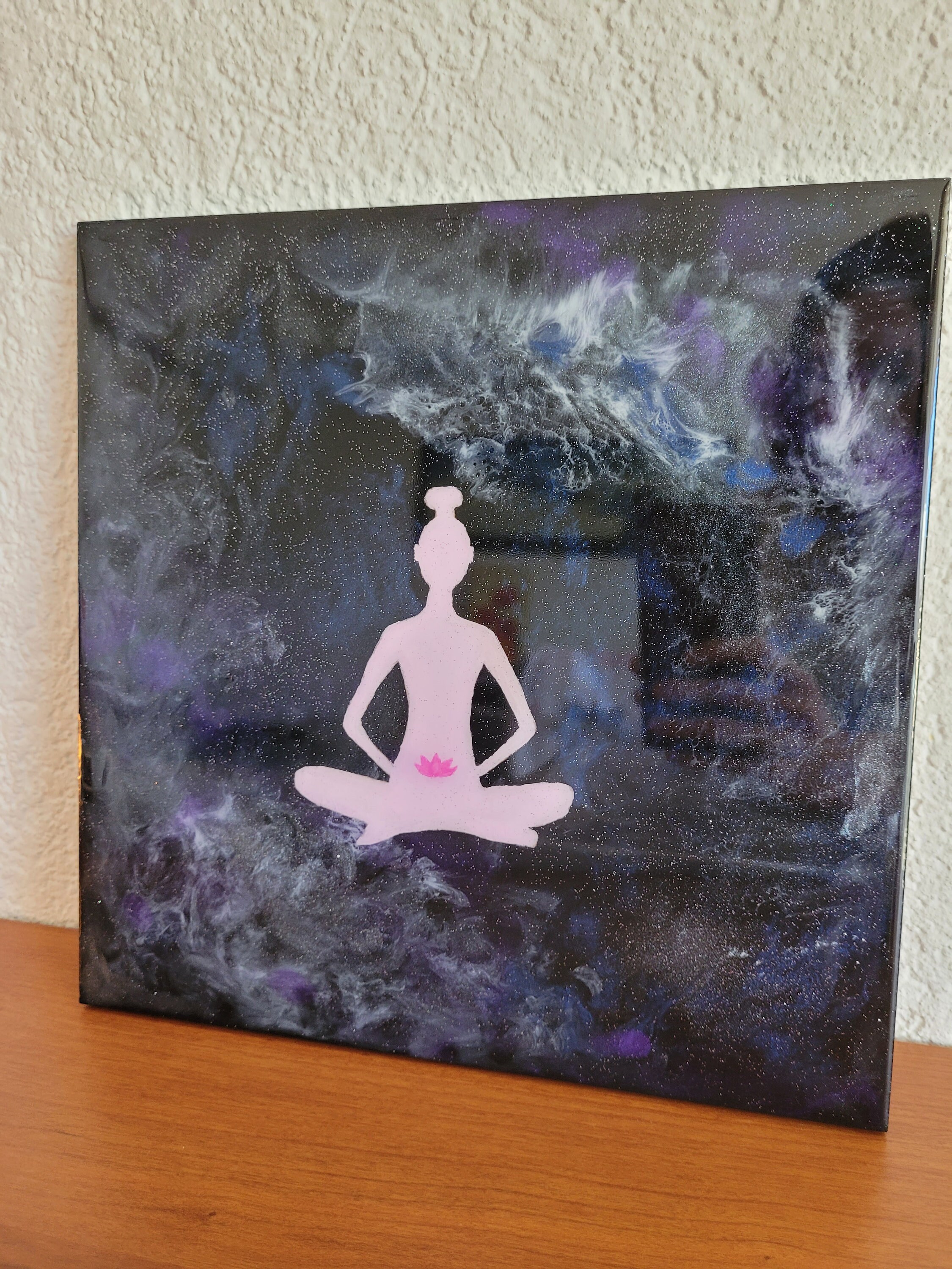 Tableau Résine Art Meditation Cosmos