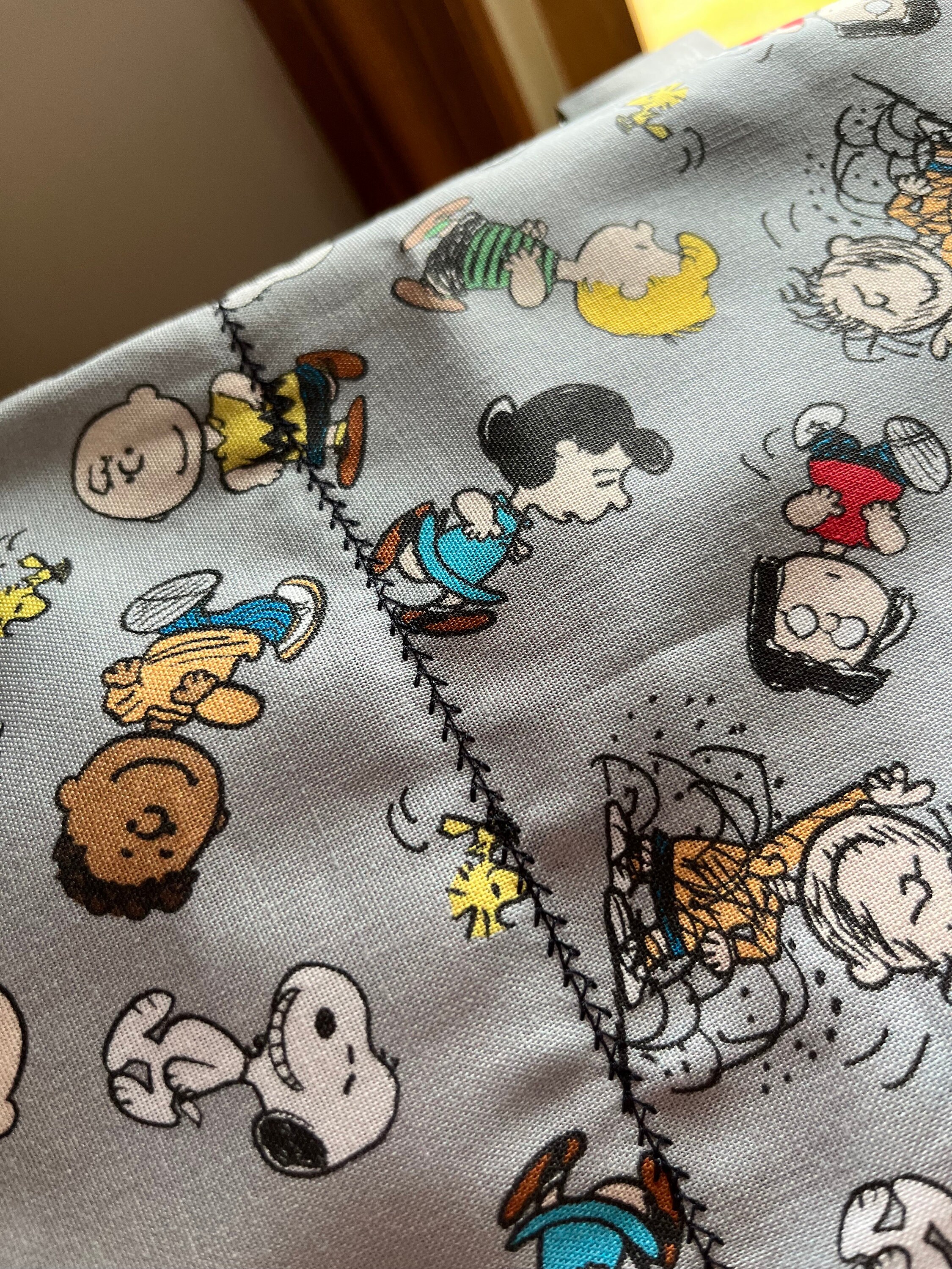 Pillowcase Charlie Brown and Friends Snoopy Peanuts Etsy
