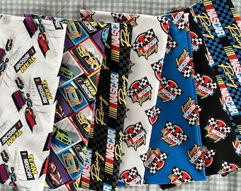 Handmade NASCAR Pillowcase: Racing Car Cotton Bedding