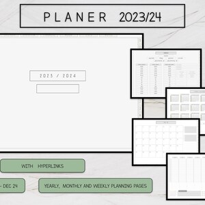 Digitale gedateerde planner 23 september - 24 december
