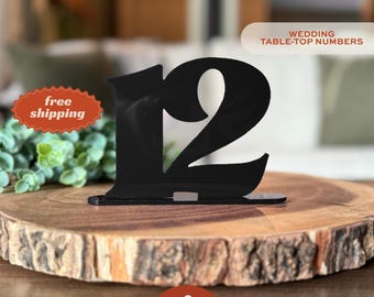 Wedding Table Top Numbers