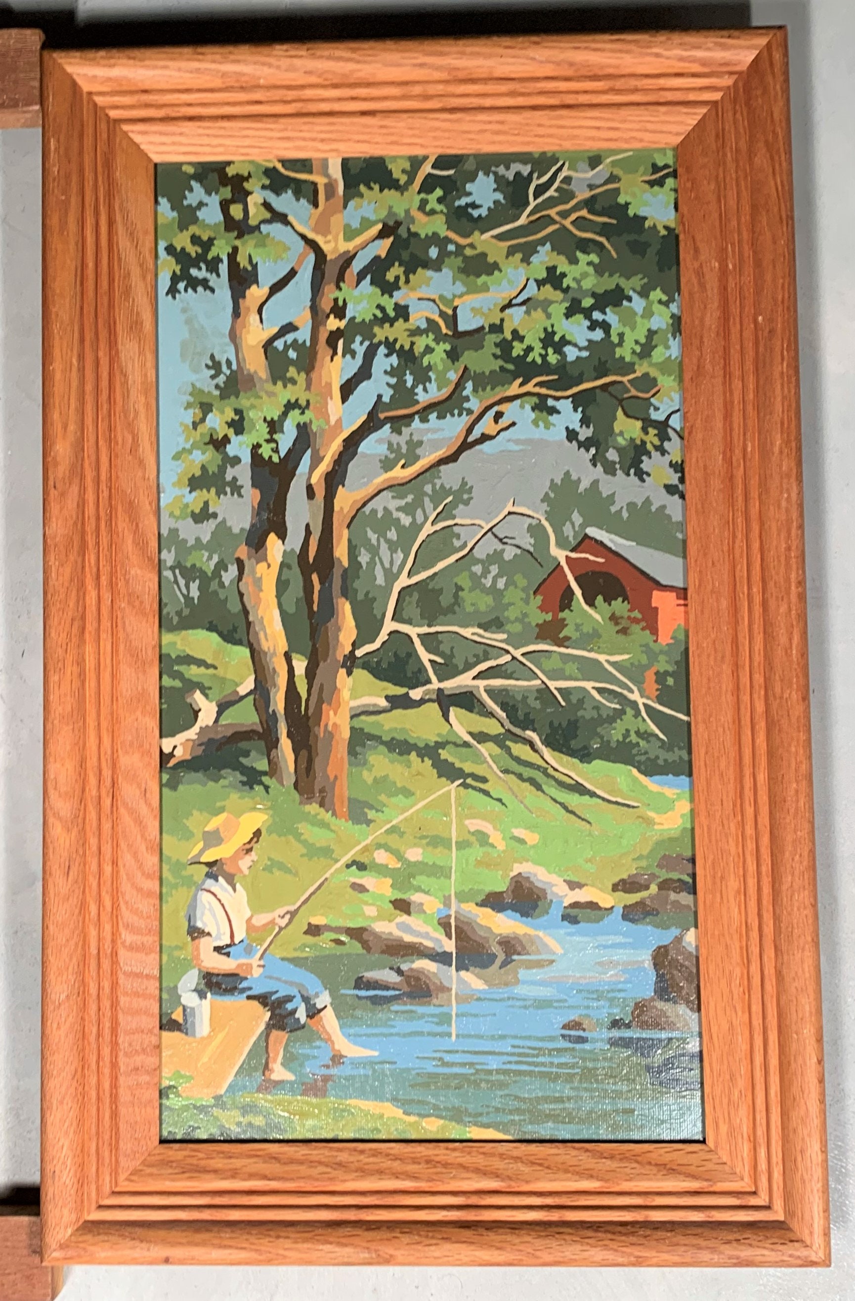 8 X Vintage Paint by Numbers Paintings Lot Etsy