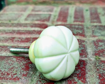 Handmade Bone Knob | Carved Bone Drawer Pull | Round Cabinet Handle | Boho Furniture Hardware Decor