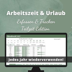 Part-time timesheet digital Excel template