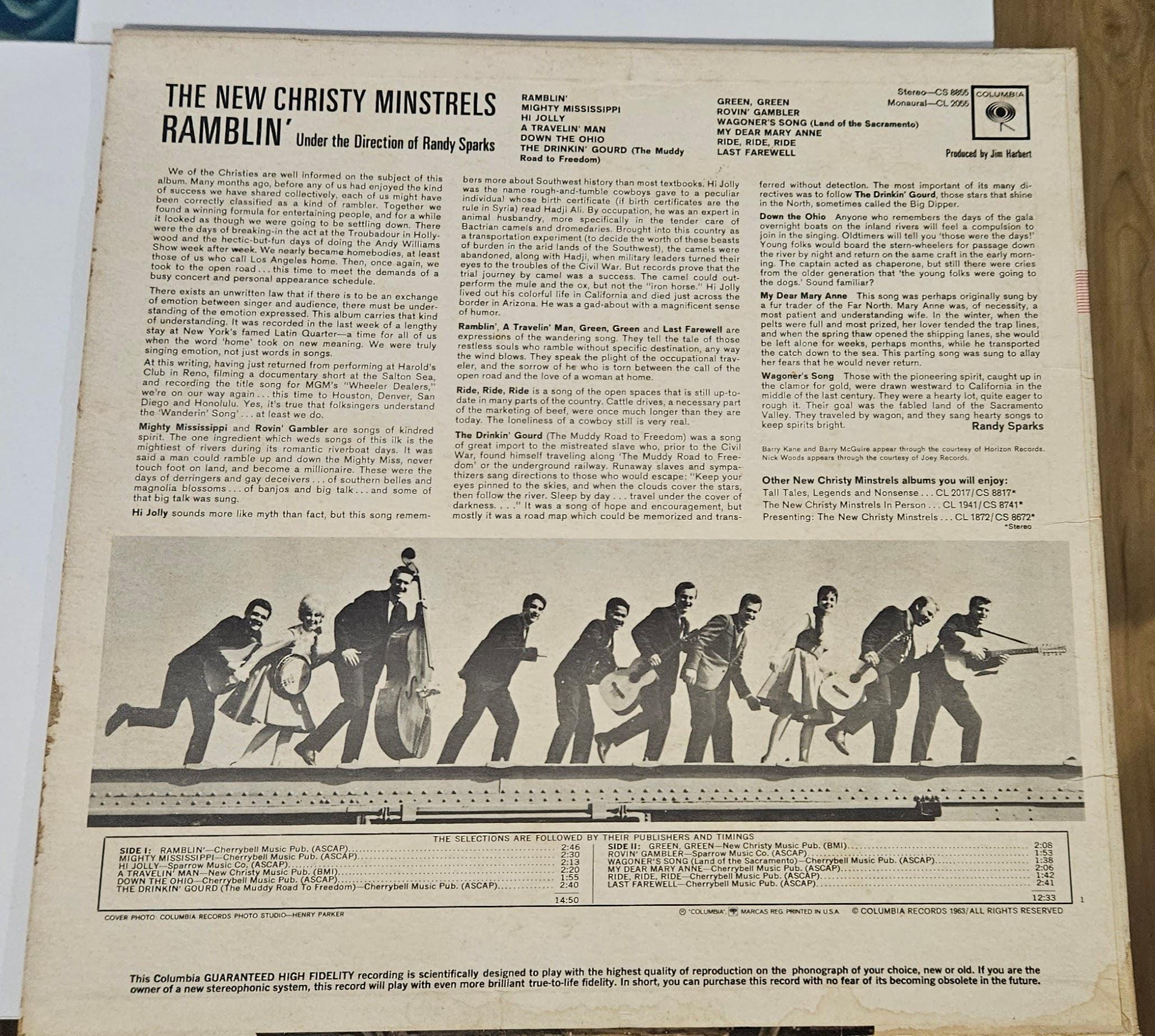 The New Christy Minstrels - Ramblin' - Vintage Vinyl - LP Released