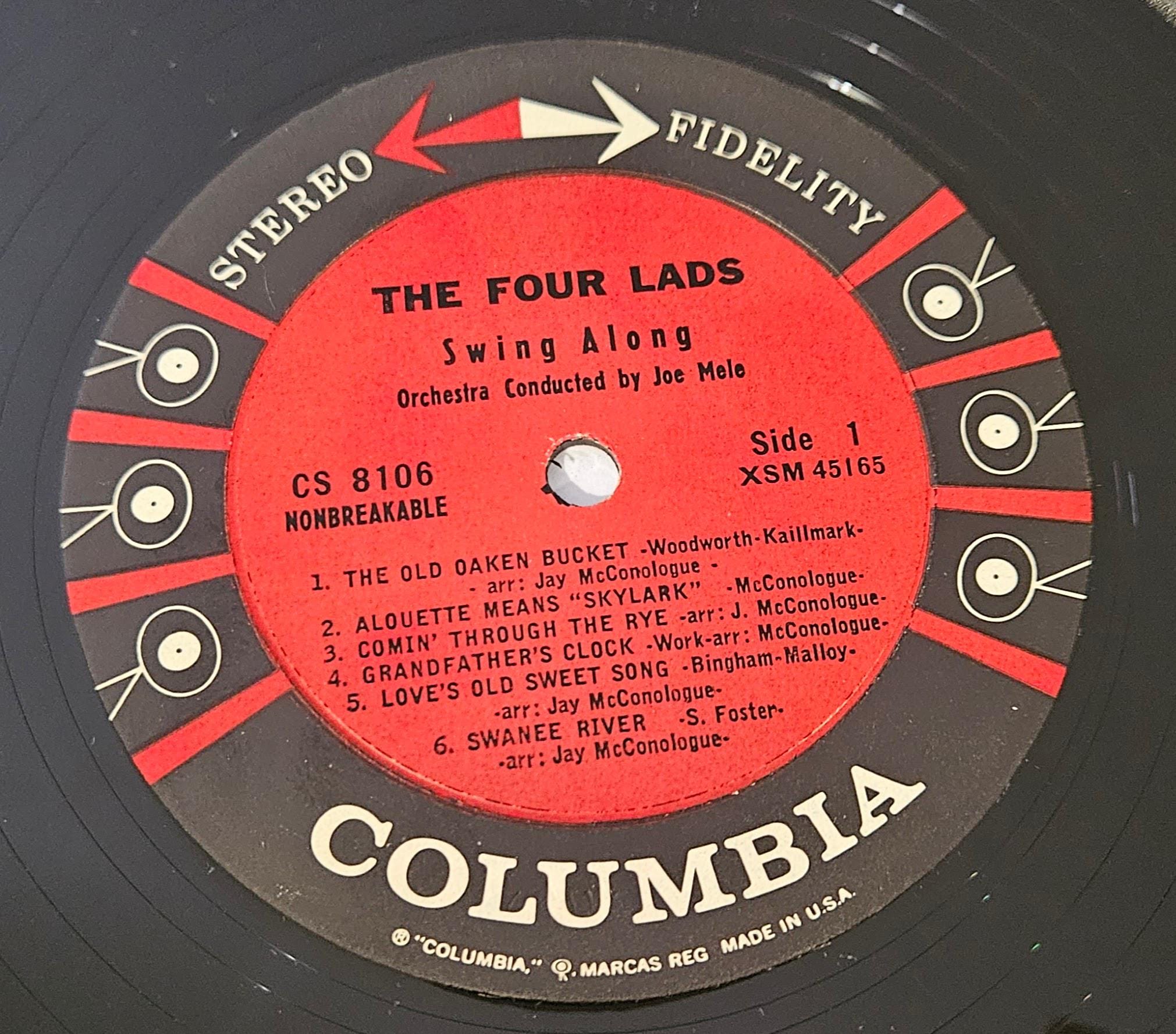 The Four Lads - Swing Along in Stereo - Vintage Vinyl - LP