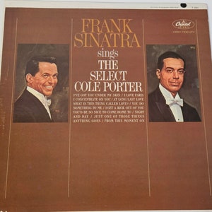 Frank Sinatra sings The Select Cole Porter - Vintage Vinyl - LP Released 1965