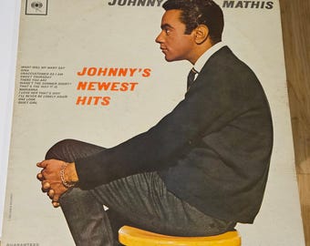 Johnny Mathis "Johnny's Newest Hits" - Vintage Vinyl - LP Released 1963