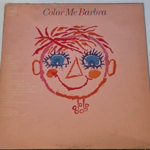 Barbra Streisand - Color Me Barbra - Vintage Vinyl - LP Released 1966
