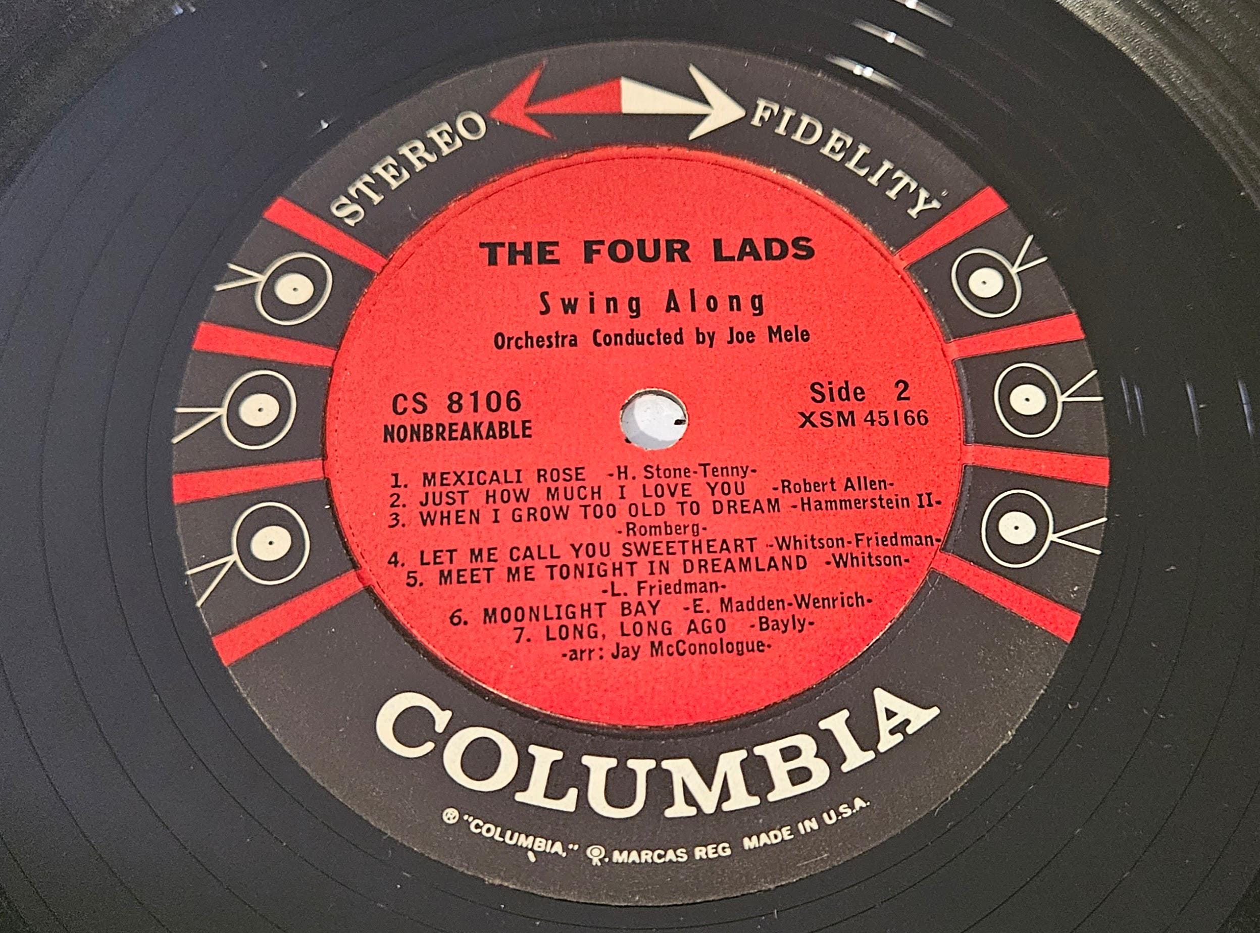 The Four Lads - Swing Along in Stereo - Vintage Vinyl - LP