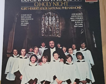 Luciano Pavarotti - "O Holy Night" - National Philharmonic - Vintage Vinyl - LP Released 1976