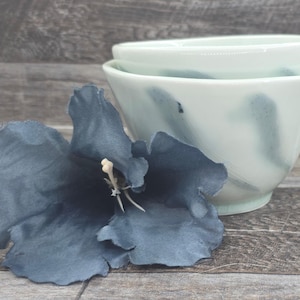 Pottery Thrown Pots - Two Unique Abstract Pots for Plants or Catch All - Seconds