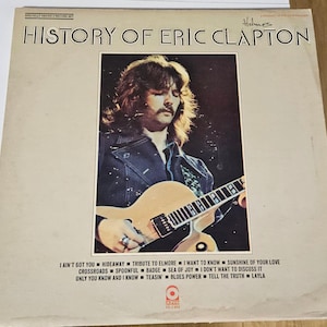 Eric Clapton - History of Eric Clapton - Vintage Vinyl - Double LP Released 1972