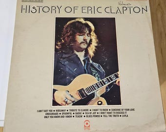 Eric Clapton - History of Eric Clapton Double LP Vinyl Record