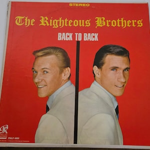 The Righteous Brothers - Vintage Vinyl - &quot;Back to Back&quot; - 1965 LP
