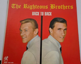 The Righteous Brothers - Vintage Vinyl - "Back to Back" - 1965 LP