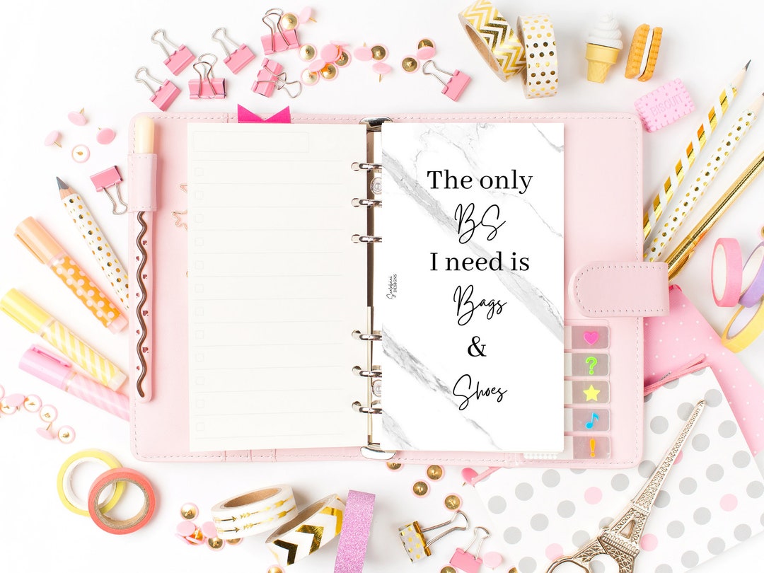 Personal Size Printable Planner Dashboard - Etsy