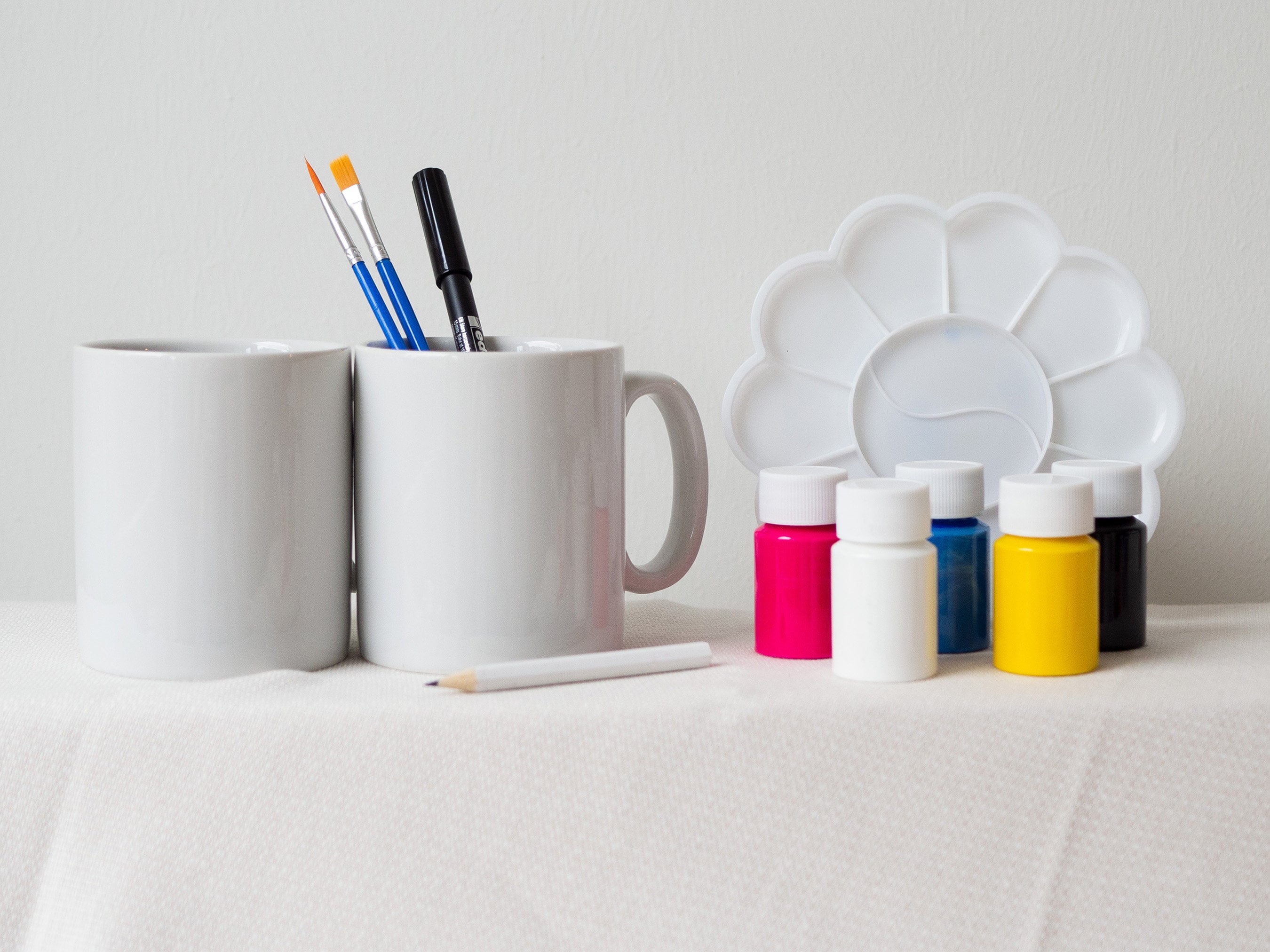 Ceramics Painting Kit Paint Your Own Mugs Mug Painting Etsy