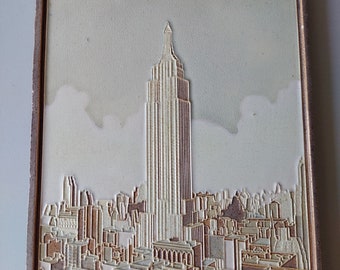 Cloisonne tile Westraven: Empire State Building in New York