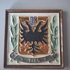 Cloisonne-bricka (vapen) Porceleyne Fles van Tiel