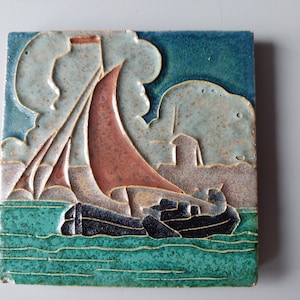 Cloisonne (metsel) tegel de Porceleyne Fles van een Tjak