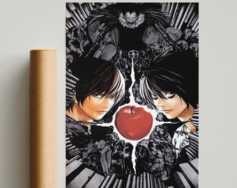 Death Note L Anime Manga Wall Art Plakat Groß Format A0 Groß Druck