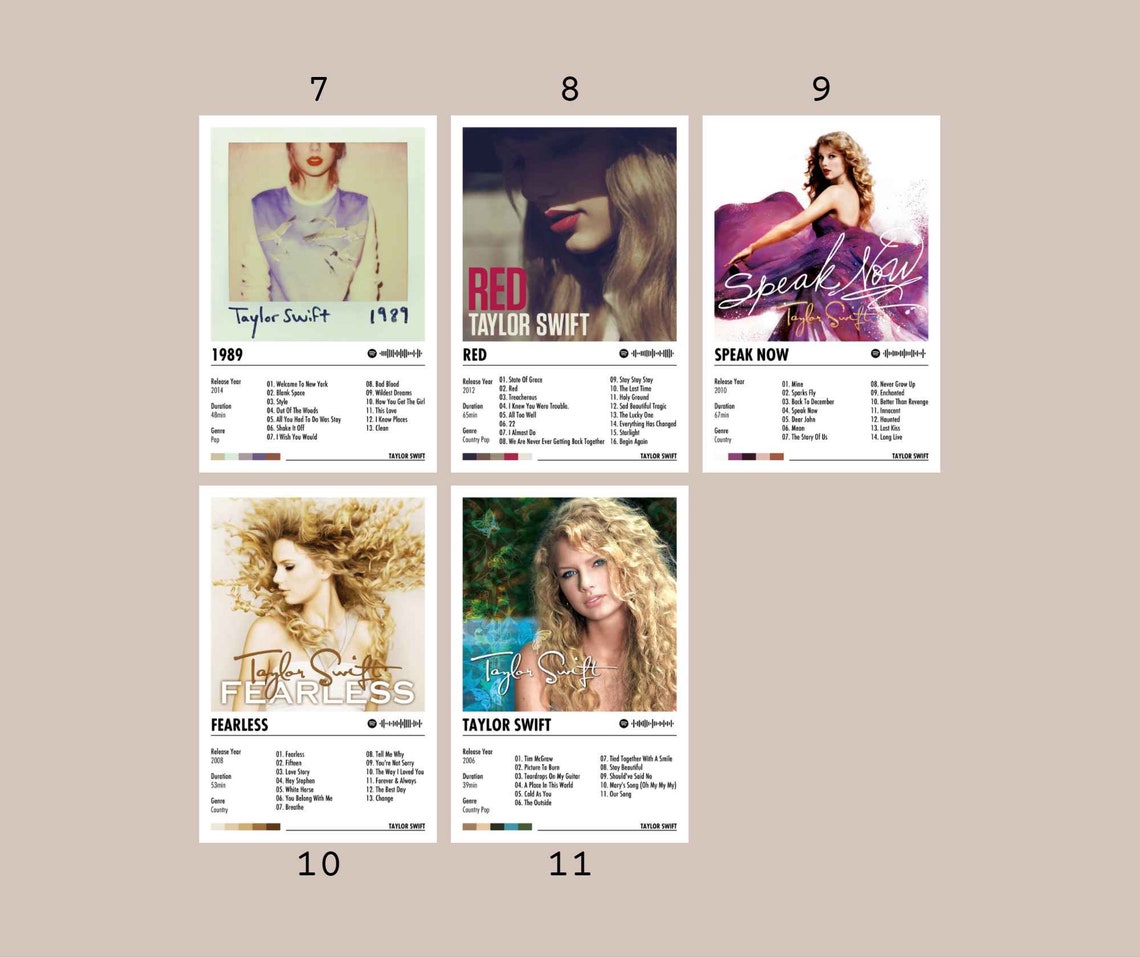 Mini Album Cover Posters