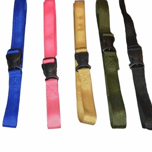 2pcs Golf Cart Bag Trolley Webbing Straps with Quick Release Buckle
