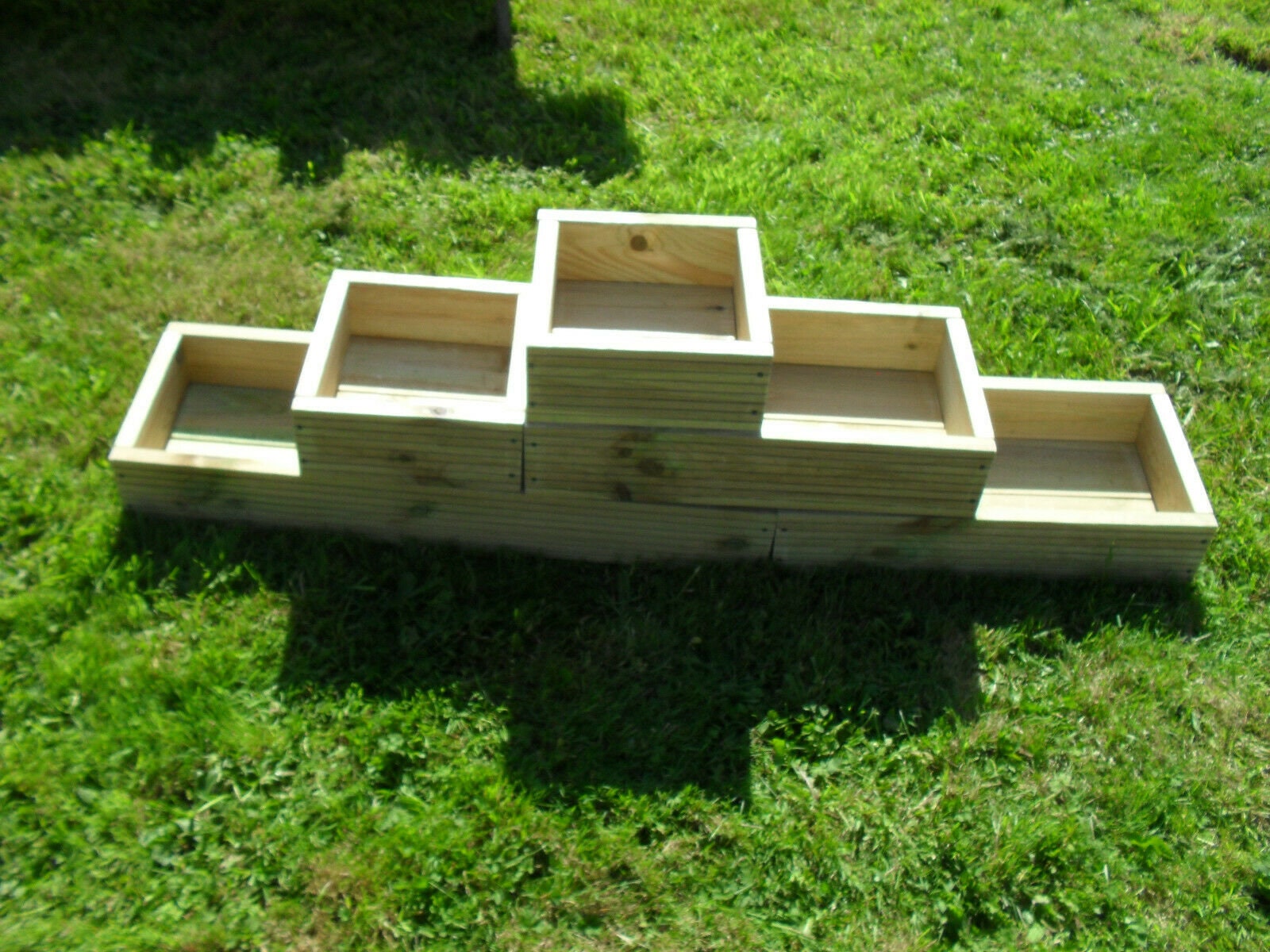 3 Tier Raised Bed Garden Trough Planter Veg Flower Plant Pots Etsy