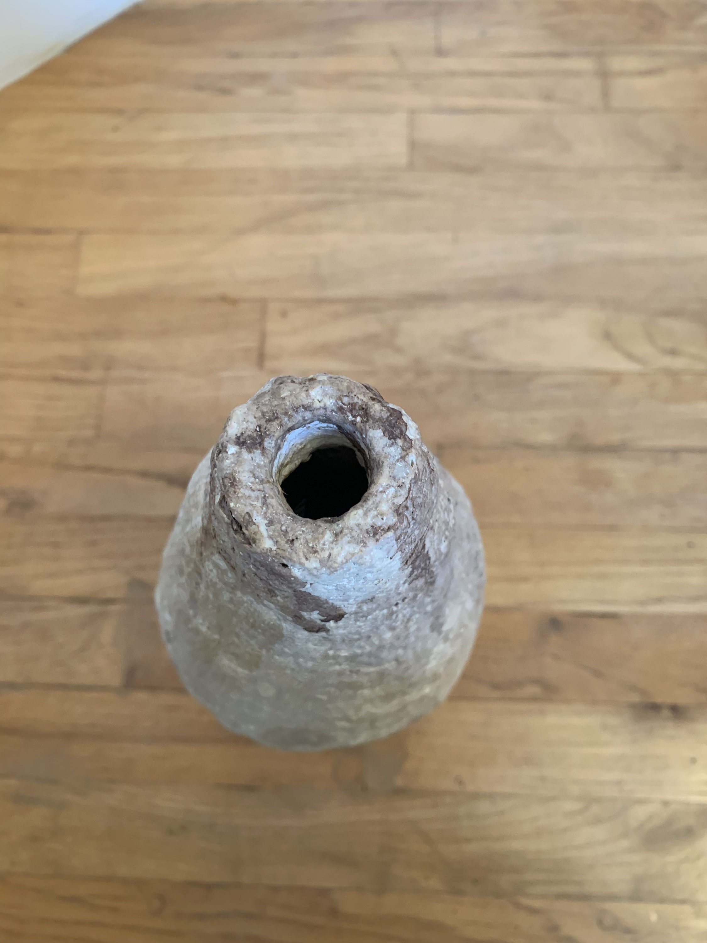 Rustic Paper Mache Bottle Antique Vessel 12 Etsy