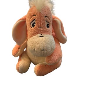 Disney Store Orange Eeyore Plush