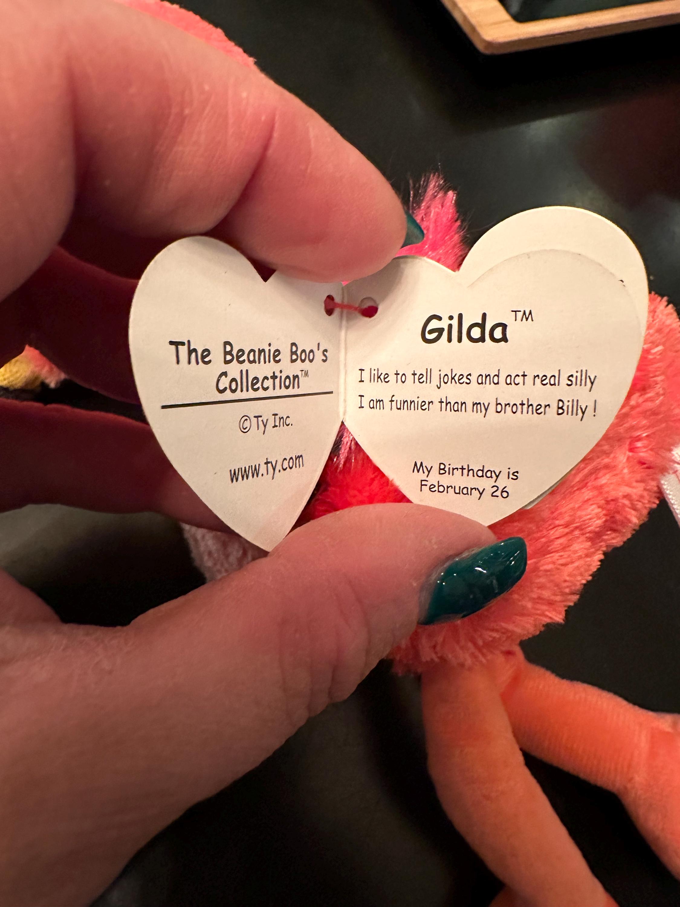 Gilda Beanie Boo Birthday Gilda The Flamingo Beanie Boo
