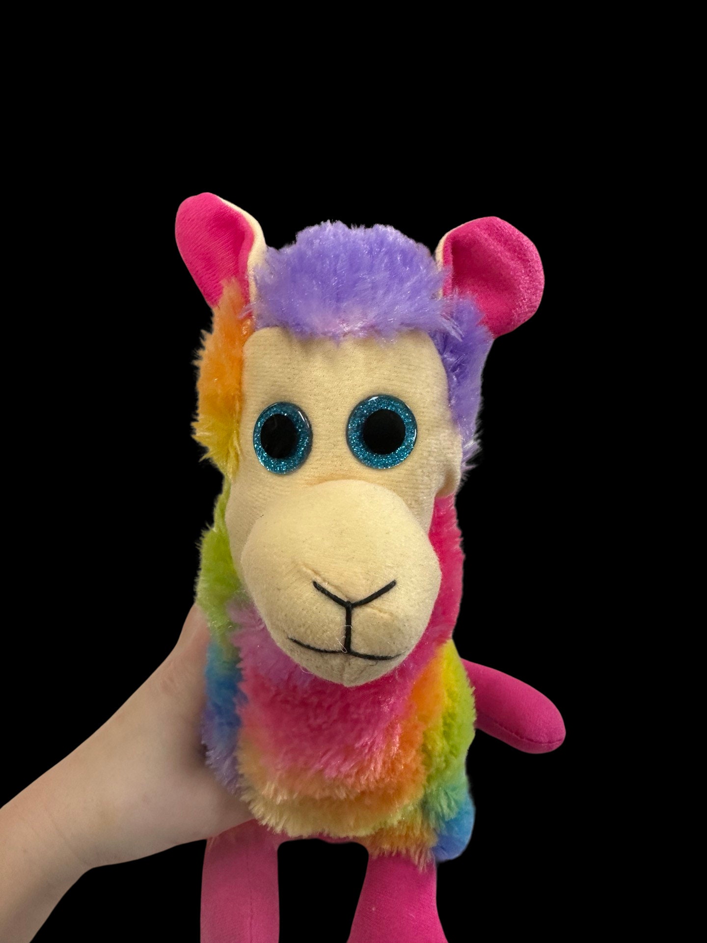 Classic Toy Co Rainbow Llama Plush Etsy UK