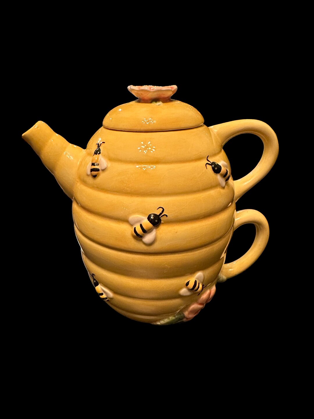 Beehive Teapot and Cup Etsy
