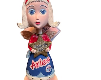 Angels of the Zodiac Aries Bobblehead