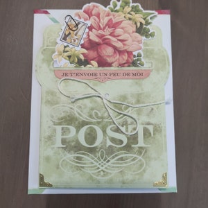 Carte & enveloppe "Un message dans la boite"