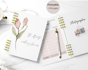 Wedding Planner Printable, Wedding Planning Book, Wedding Binder ...
