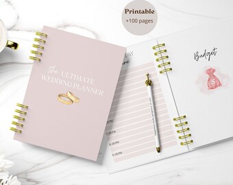 Wedding Planner Printable, Wedding Planning Book, Wedding Binder ...