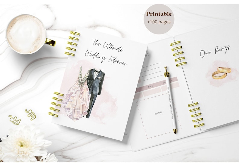 Wedding Planner Printable Wedding Planning Book Wedding - Etsy