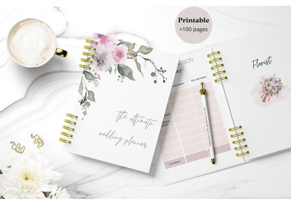 Wedding Planner Printable Wedding Planning Book Wedding | Etsy