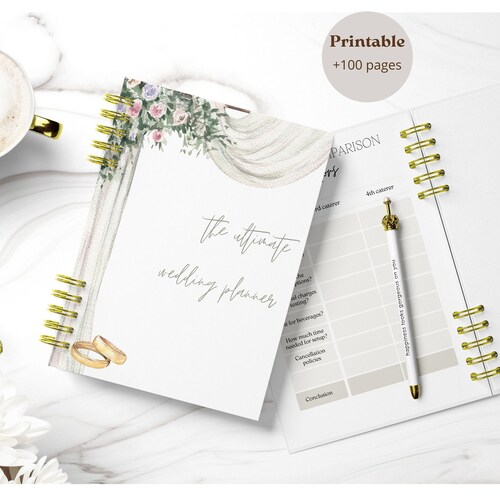 Wedding Planner Printable Wedding Planning Book Wedding - Etsy