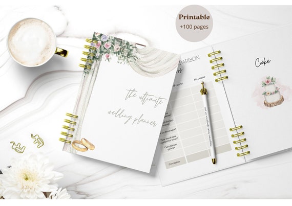 Wedding Planner Printable Wedding Planning Book Wedding | Etsy