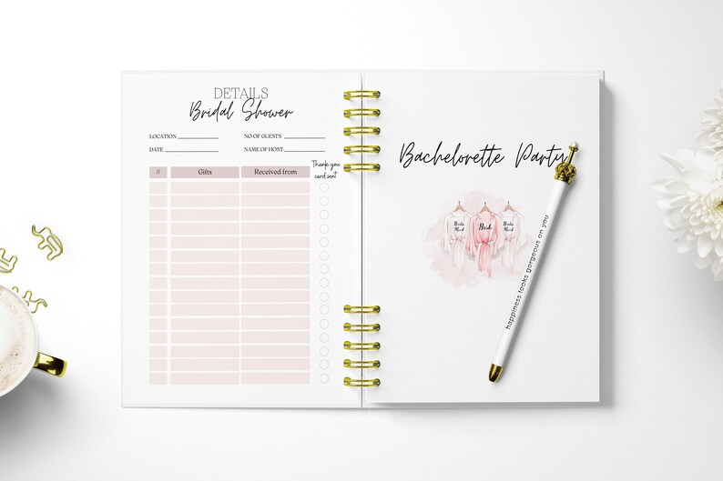 Wedding Planner Printable Wedding Planning Book Wedding - Etsy